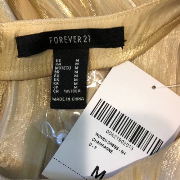 NWT Forever 21 shimmery blouson party dress - Picture 5 of 6